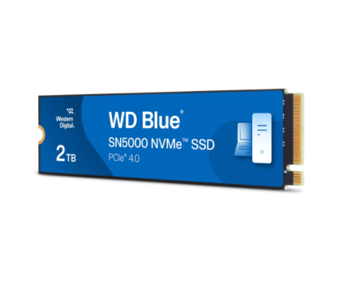 דיסק פנימי | WD Blue SN5000 | NVMe | SSD | 2TB | PCIe Gen4X4 2280