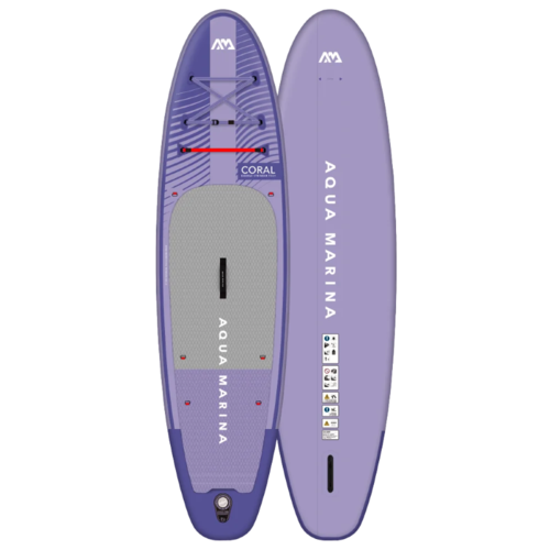 סאפ Aqua Marina CORAL 10'2 דגם BT-23COPN עם משוט קרבון הייבריד
