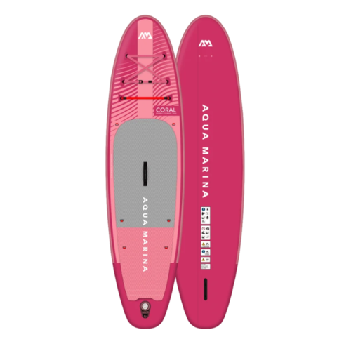 סאפ Aqua Marina CORAL 10'2 דגם BT-23COPR עם משוט קרבון הייבריד
