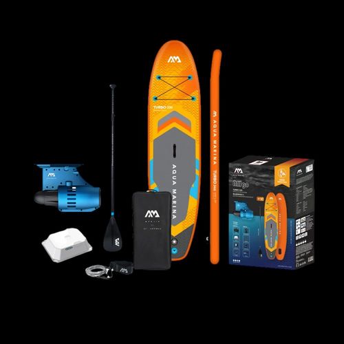 סאפ AMgo 330PFS+מנוע סנפיר בצבע כחול מבית AQUA MARINA