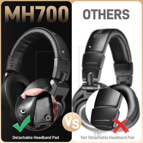 Maono MH700 — אוזניות מוניטור סטודיו סגורות עם דרייבר 50 מ