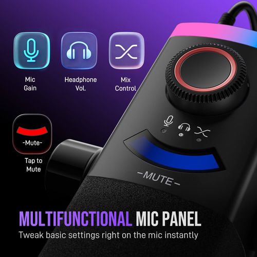 מיקרופון סטרימינג Fifine AmpliGame AM8PROT - ערכה עם זרוע שולחנית 30