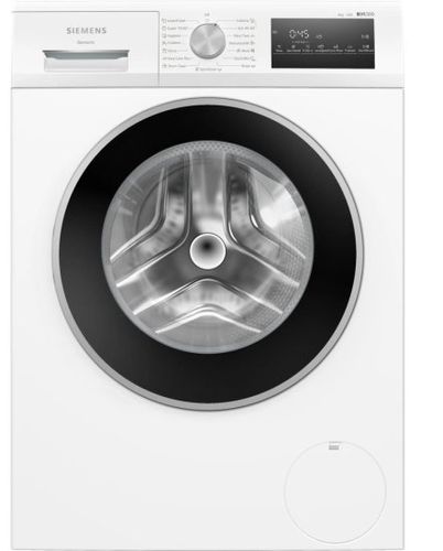 מכונת כביסה פתח חזית 8 ק''ג 1200 סל''ד Siemens iQ300 WM12N221IL - צבע לבן - תוצרת פולין - אחריות יבואן רשמי BSH