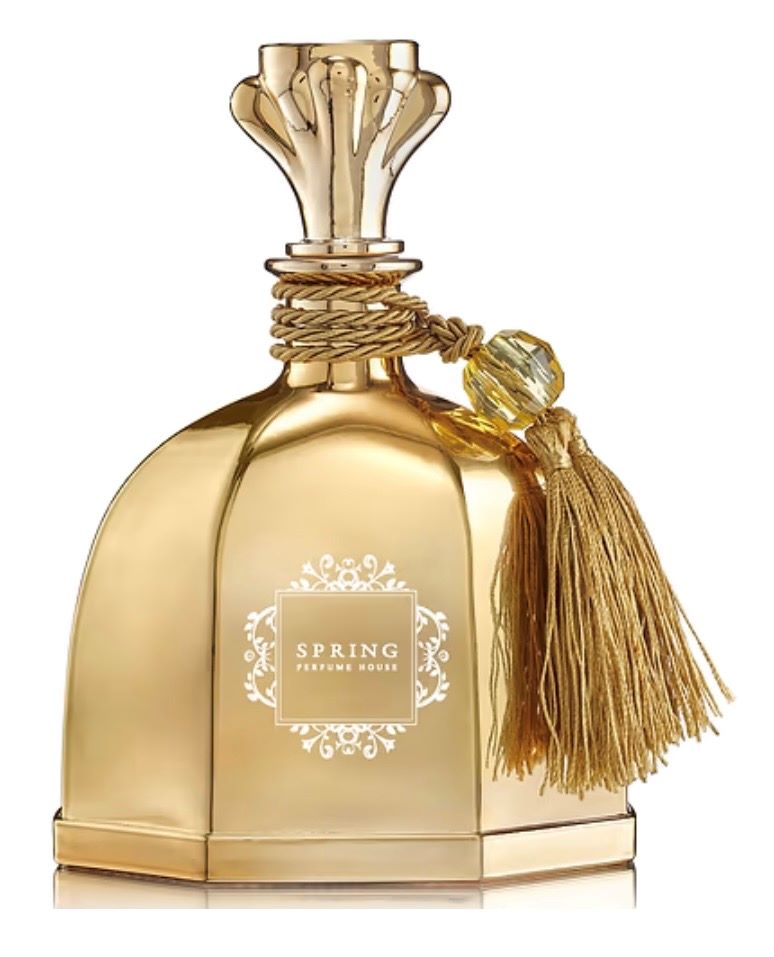 מפיץ ריח גדול WHITE FLOWER עיצוב מטאלי זהב 300 ml