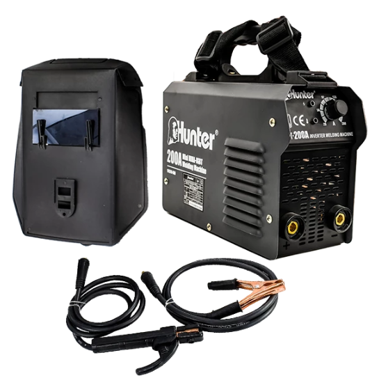 רתכת אלקטרונית IGBT MINI-200 עם מסכת ריתוך אלקטרונית 101310-009