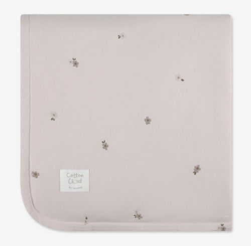 שמיכת ג'רסי עם מילוי 80/80 Cotton cloud בצבע ורוד מיננה