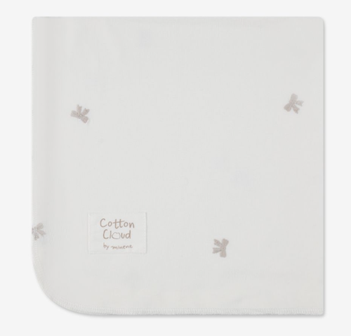 שמיכת ג'רסי עם מילוי 80/80 Cotton cloud בצבע שמנת מיננה