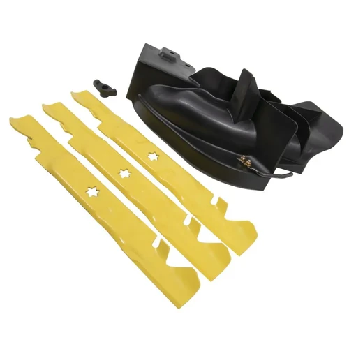 קיט חיפוי מקורי Cub Cadet לדק 60 אינץ' הכולל שלושה להבי Xtreme, פקק חיפוי וחומרי התקנה