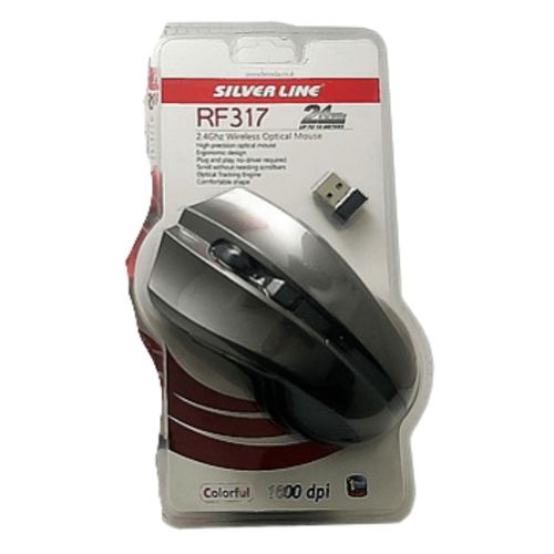 עכבר אלחוטי - Silver Line RF-317 BLACK