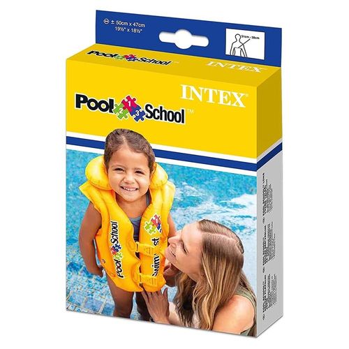 אינטקס - אפוד לבריכה מתנפח צהוב - INTEX 58660