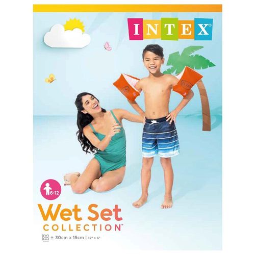 אינטקס - מצופי ידיים  כתום לימוד שחיה גיל 6-12 שנים - INTEX