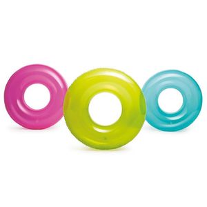 אינטקס - גלגל ים צבעוני שקוף 76 סמ - INTEX 59260
