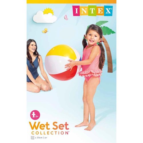 אינטקס - כדור ים פסים בינוני 51 ס