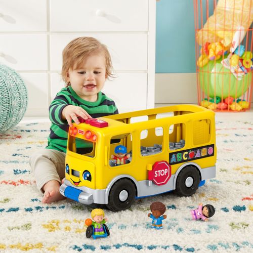פישר פרייס - אוטובוס מנגן עם מוט - Fisher Price GLT75