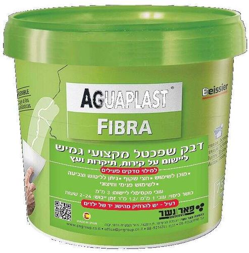 דבק שפכטל גמיש 750 גרם AGUAPLAST | שקוף