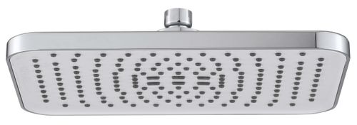 ראש מקלחת מלבני 26X18 שירי כרום לבן | AQUILA