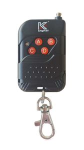 שלט אוניברסלי לשער חשמלי / דלת חשמלית 433.92MHz עד 4 ערוצים KDigital