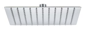 ראש מקלחת מרובע 25X25 ס"מ נירוסטה כרום ניקל אדר | AQUILA PREMIUM
