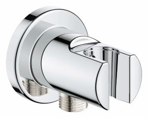 נקודת מים עגולה עם מתלה TEMPESTA כרום ניקל | Grohe