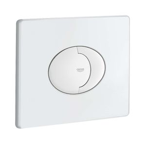 לחצן למיכל הדחה סמוי אופקי אובלי 19.7X15.6 ס"מ לבן | Grohe