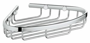 מדף פינתי חד-קומתי BauCosmopolitan כרום ניקל | Grohe