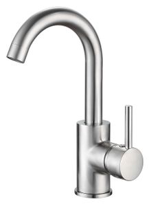 ברז פרח קצר DONALD ניקל מוברש AQUILA PREMIUM