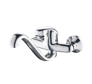 ברז קיר קצר ATLANTIC כרום ניקל AQUILA