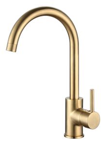 ברז פרח ארוך DONALD זהב מוברש AQUILA PREMIUM