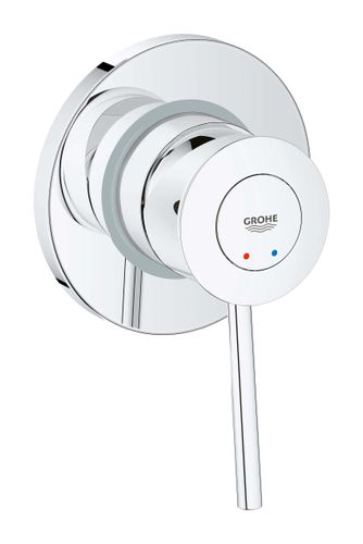 אינטרפוץ 3 דרך עגול BauClassic כרום ניקל GROHE