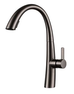ברז מטבח נשלף WAVE אפור מטאלי AQUILA PREMIUM