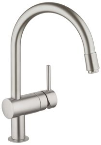 ברז מטבח נשלף MINTA דגם C כרום מוברש GROHE