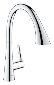 ברז מטבח נשלף ZEDRA כרום ניקל GROHE