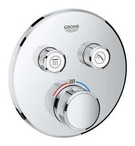 כיסוי לאינטרפוץ 4 דרך SmartControl לגוף 35600000 עגול כרום ניקל | Grohe