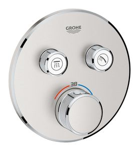 כיסוי לאינטרפוץ 4 דרך SmartControl לגוף 35600000 עגול כרום מוברש | Grohe