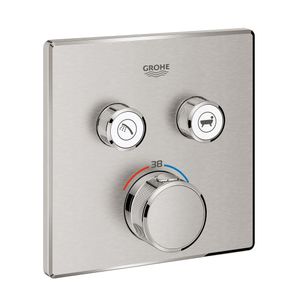 כיסוי לאינטרפוץ 4 דרך SmartControl לגוף 35600000 מרובע כרום מוברש | Grohe