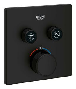 כיסוי לאינטרפוץ 4 דרך SmartControl לגוף 35600000 מרובע שחור פאנטום | Grohe