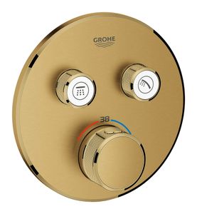 כיסוי לאינטרפוץ 4 דרך SmartControl לגוף 35600000 עגול זהב מוברש | Grohe
