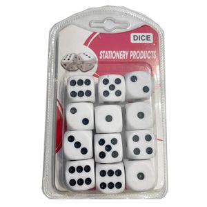סט קוביות לבנות 16 מ"מ לשש בש