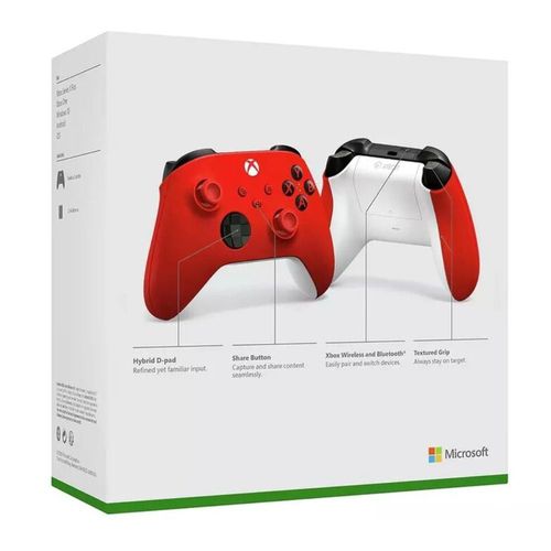 שלט Xbox אלחוטי בצבע אדום - XBOX Wireless Controller
