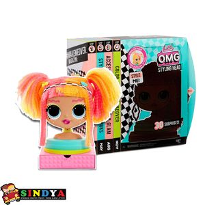 לול ראש בובה - L.O.L SURPRISE OMG STYLING HEAD