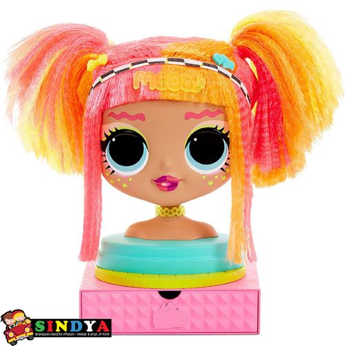 לול ראש בובה - L.O.L SURPRISE OMG STYLING HEAD