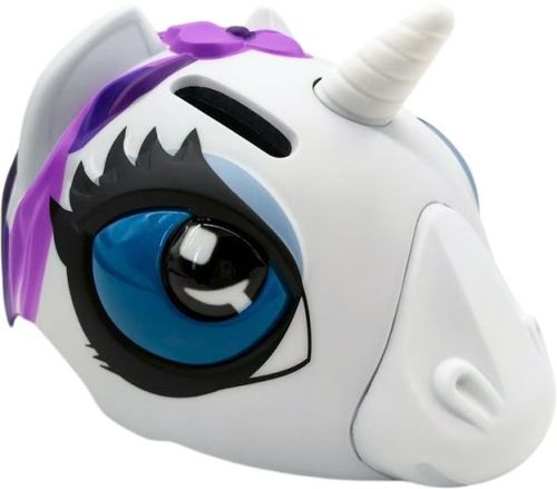קסדה חד קרן  מעוצב סגול -  מידה  Unicorn  Grow Designed - S