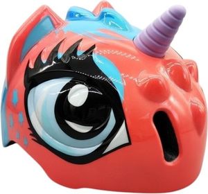 קסדה חד קרן  LED  אדום   - Unicorn Helmet Grow LED Red Size S