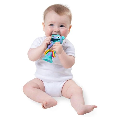 פלייגרו - נשכן ורעשן סיליקון דב - Playgro