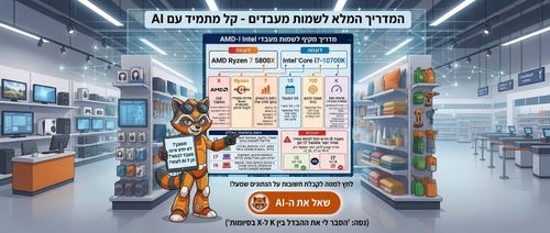 איך לקרוא שמות של מעבדים? המדריך המלא ل-Intel ו-AMD