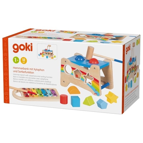 GOKI קסילופון -הך פטיש והשחלת לבנים 58304