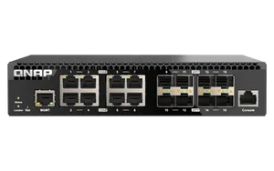 מתג מנוהל QNAP 16-Port 10GbE QSW-M3216R-8S8T