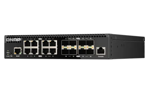 מתג מנוהל QNAP 16-Port 10GbE QSW-M3216R-8S8T