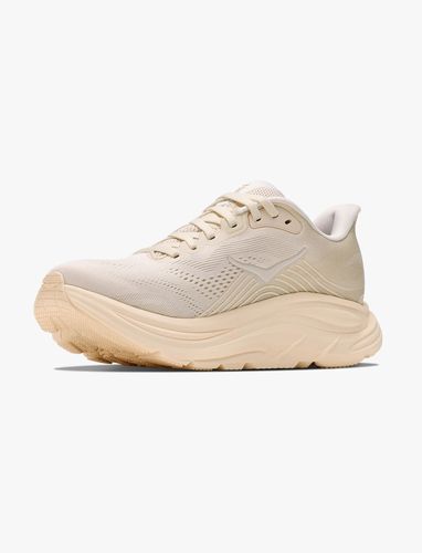 HOKA CLIFTON 11 - נעלי ספורט נשים הוקה קליפטון 11 רחבות בצבע חימר בהיר/שיבולת שועל