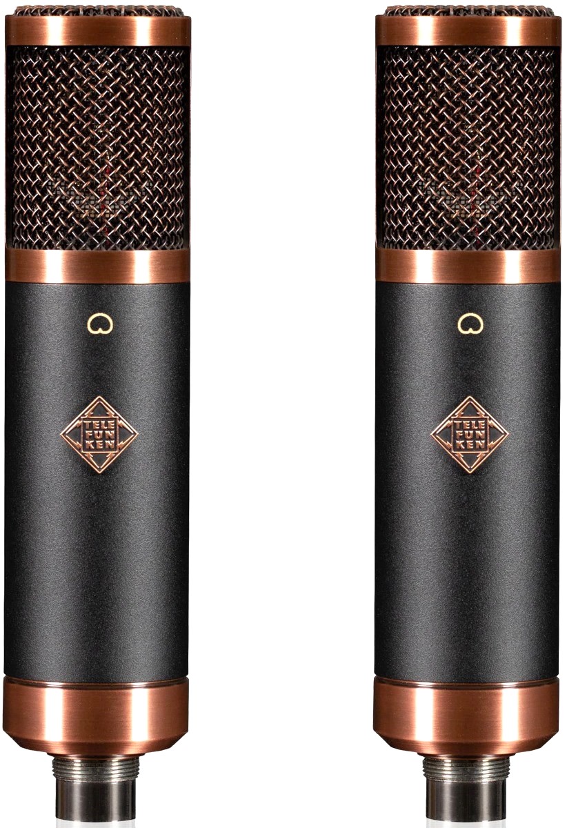 זוג מיקרופונים קונדנסר Telefunken TF29 condenser mic Stereo set